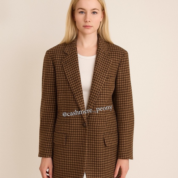 Ralph Lauren Classic Wool Herringbone Blazer Jacket - Picture 12 of 12